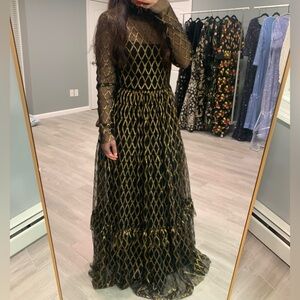 Philosophy di Lorenzo long sleeve gown/maxi dress